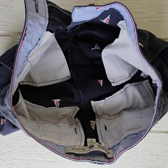 Bass Heritage Limited Edition Chino Shorts Navy Blue Women's Sz 4 100% Cotton - Picture 5 of 11